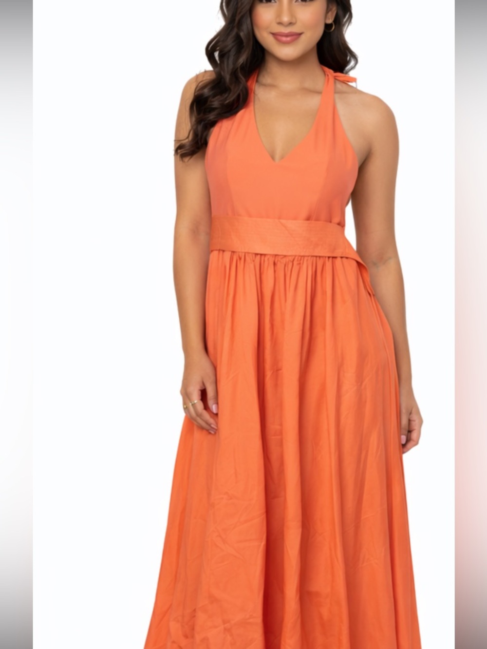 Vera Wang Orange Gown